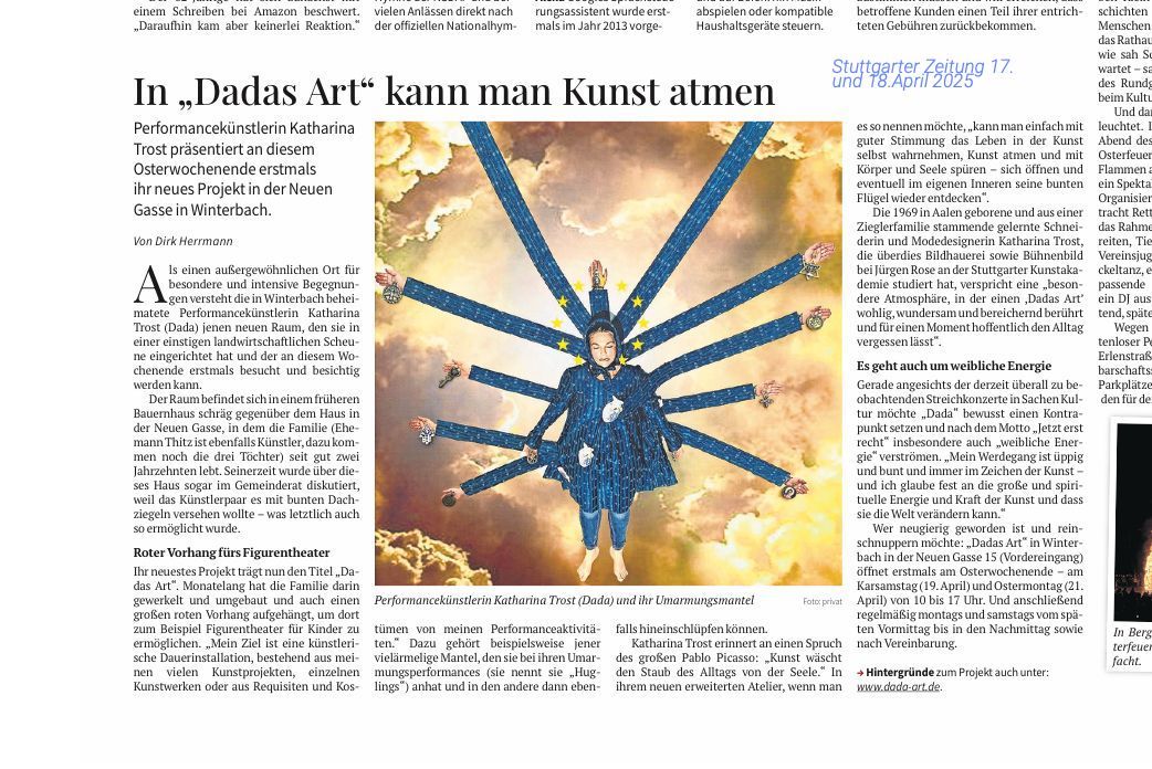 Stuttgarter Zeitung 17. und 18.April 2025